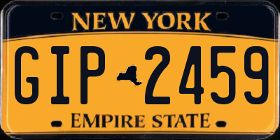 NY license plate GIP2459