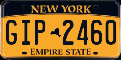 NY license plate GIP2460