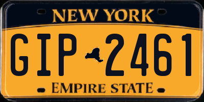 NY license plate GIP2461