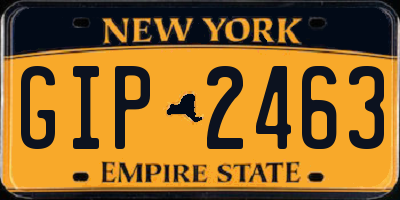 NY license plate GIP2463