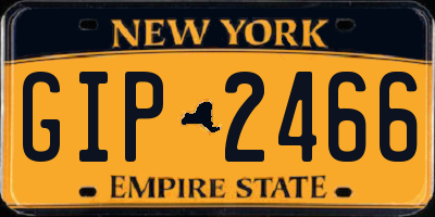NY license plate GIP2466