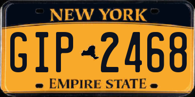 NY license plate GIP2468