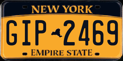 NY license plate GIP2469