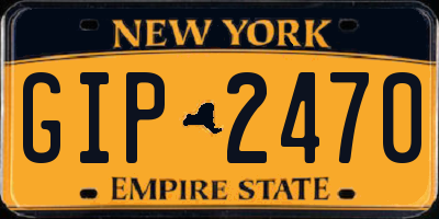 NY license plate GIP2470