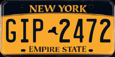 NY license plate GIP2472