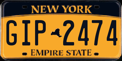 NY license plate GIP2474