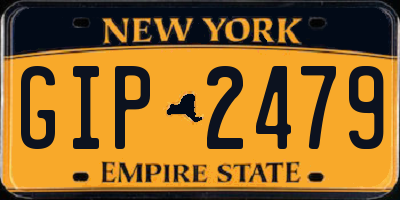 NY license plate GIP2479