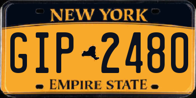 NY license plate GIP2480