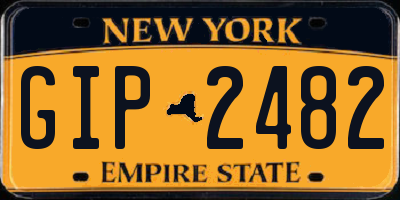 NY license plate GIP2482