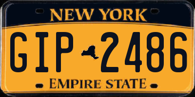 NY license plate GIP2486