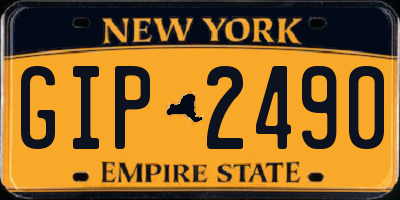 NY license plate GIP2490