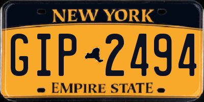 NY license plate GIP2494