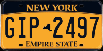 NY license plate GIP2497
