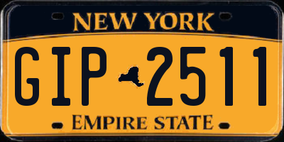 NY license plate GIP2511