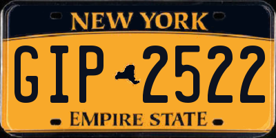 NY license plate GIP2522