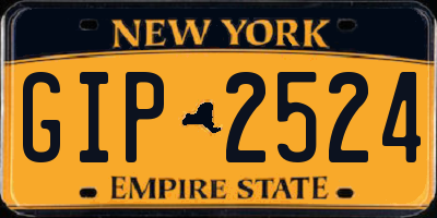 NY license plate GIP2524