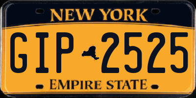 NY license plate GIP2525
