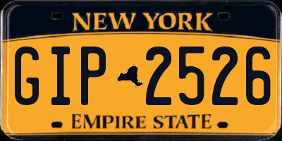 NY license plate GIP2526