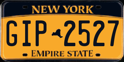 NY license plate GIP2527