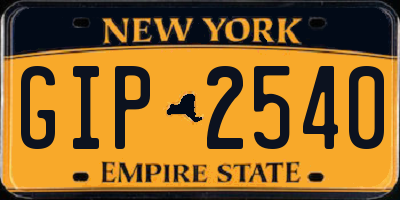 NY license plate GIP2540