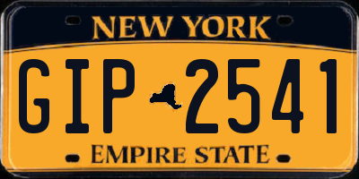 NY license plate GIP2541