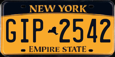 NY license plate GIP2542