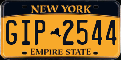 NY license plate GIP2544