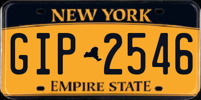 NY license plate GIP2546