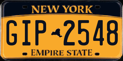 NY license plate GIP2548