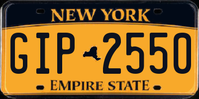 NY license plate GIP2550