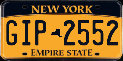 NY license plate GIP2552