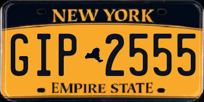 NY license plate GIP2555