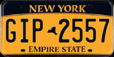 NY license plate GIP2557