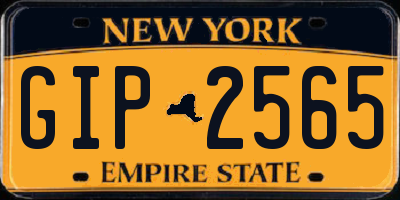 NY license plate GIP2565