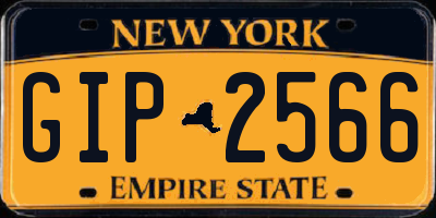 NY license plate GIP2566