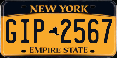 NY license plate GIP2567