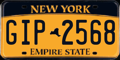 NY license plate GIP2568