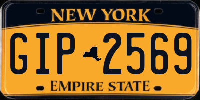 NY license plate GIP2569