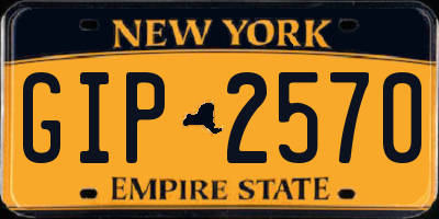 NY license plate GIP2570