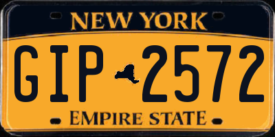 NY license plate GIP2572