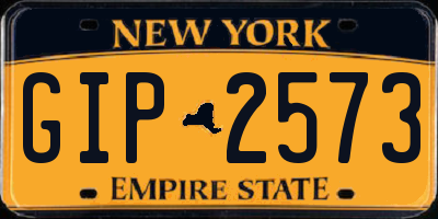 NY license plate GIP2573