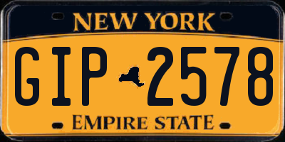 NY license plate GIP2578