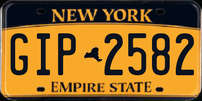 NY license plate GIP2582