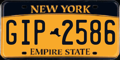 NY license plate GIP2586