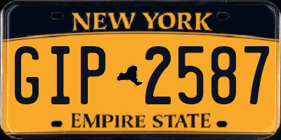 NY license plate GIP2587
