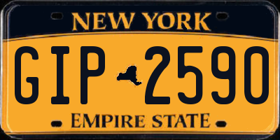 NY license plate GIP2590
