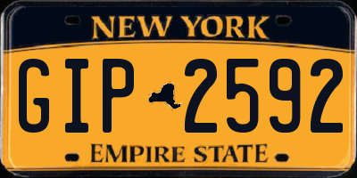NY license plate GIP2592