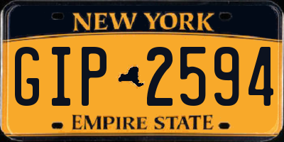 NY license plate GIP2594