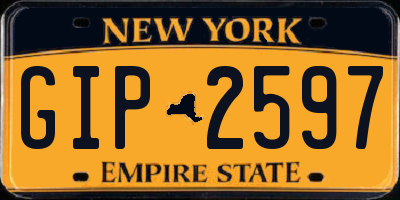 NY license plate GIP2597