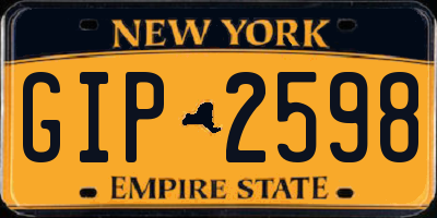 NY license plate GIP2598